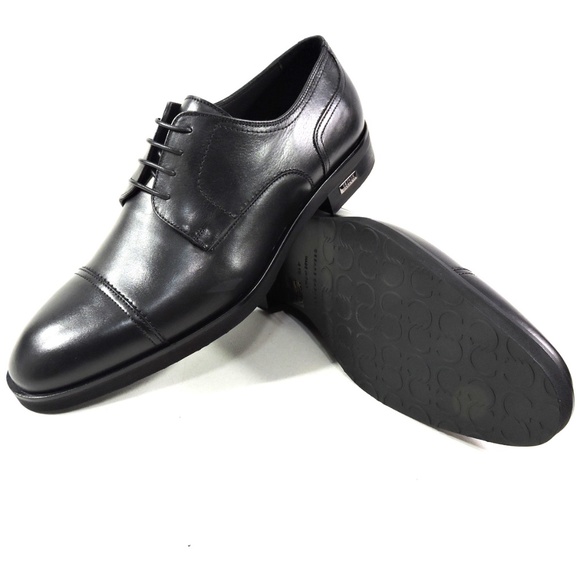 CASADEI ?? MEN\'S BLACK LEATHER COMFORT OXFORD SHOES main image 5